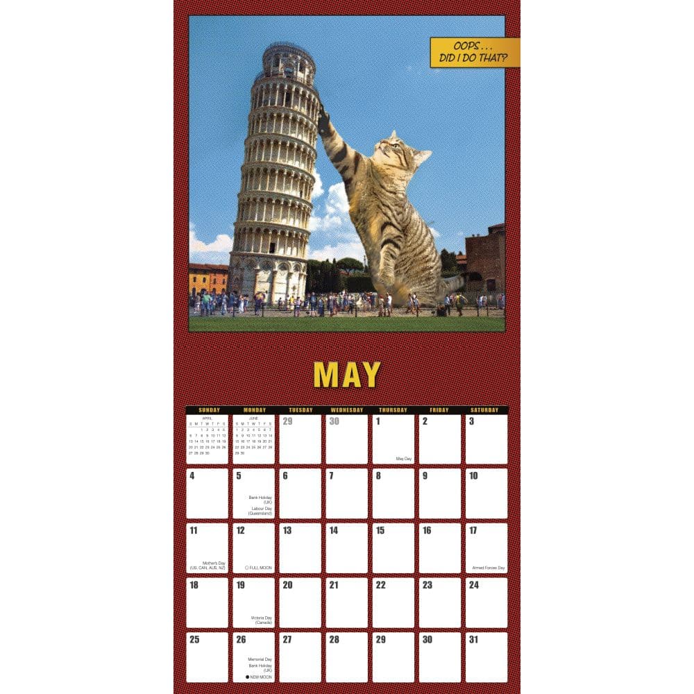 Catzilla 2025 Wall Calendar Third Alternate Image width=&quot;1000&quot; height=&quot;1000&quot;