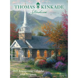 Thomas Kinkade Painter of Light Scripture 2025 Planner