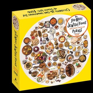 The 100 Most Jewish FOODS: 500-Piece Circular Puzzle