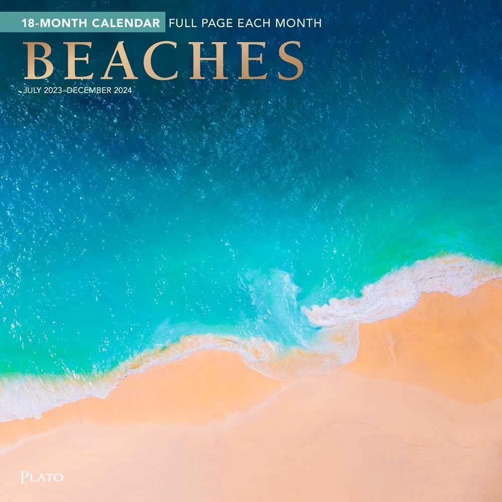 Beaches 18 Month Plato 2024 Wall Calendar Main