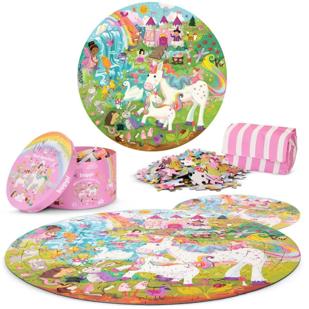 Unicorn 150 Piece Round Puzzle Second Alternate Image