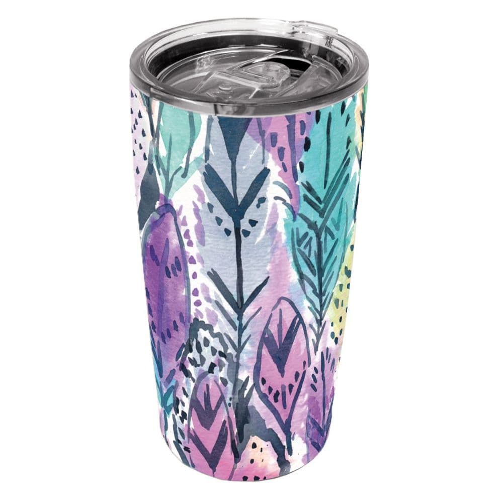 Barbarian Radiant Feathers 20 oz. Stainless Steel Tumbler by Barbra Ignatiev