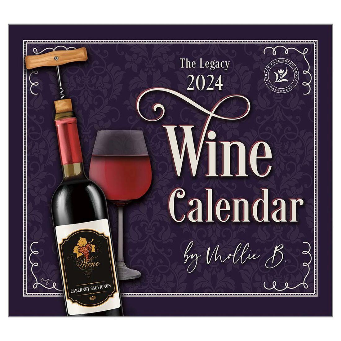 Wine 2025 Wall Calendar