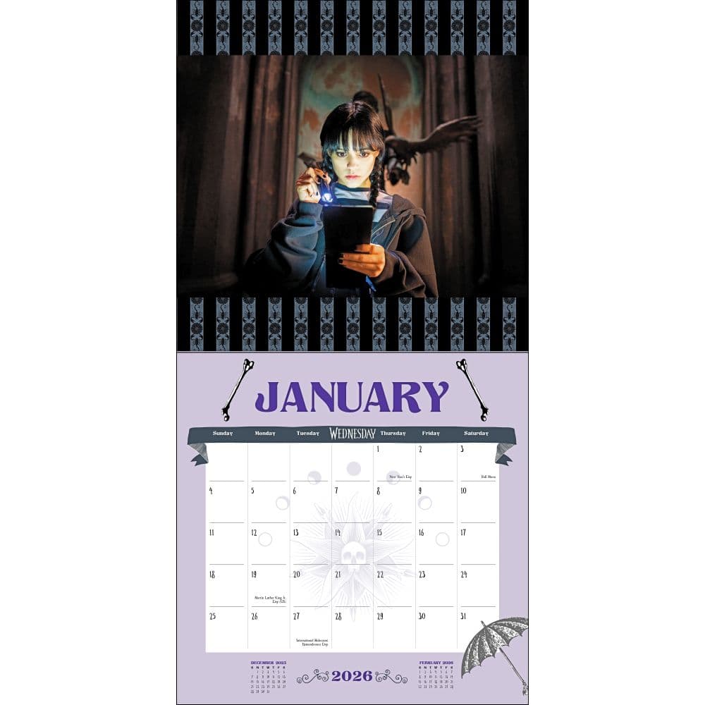 Wednesday 2026 Wall Calendar Second Alternate Image