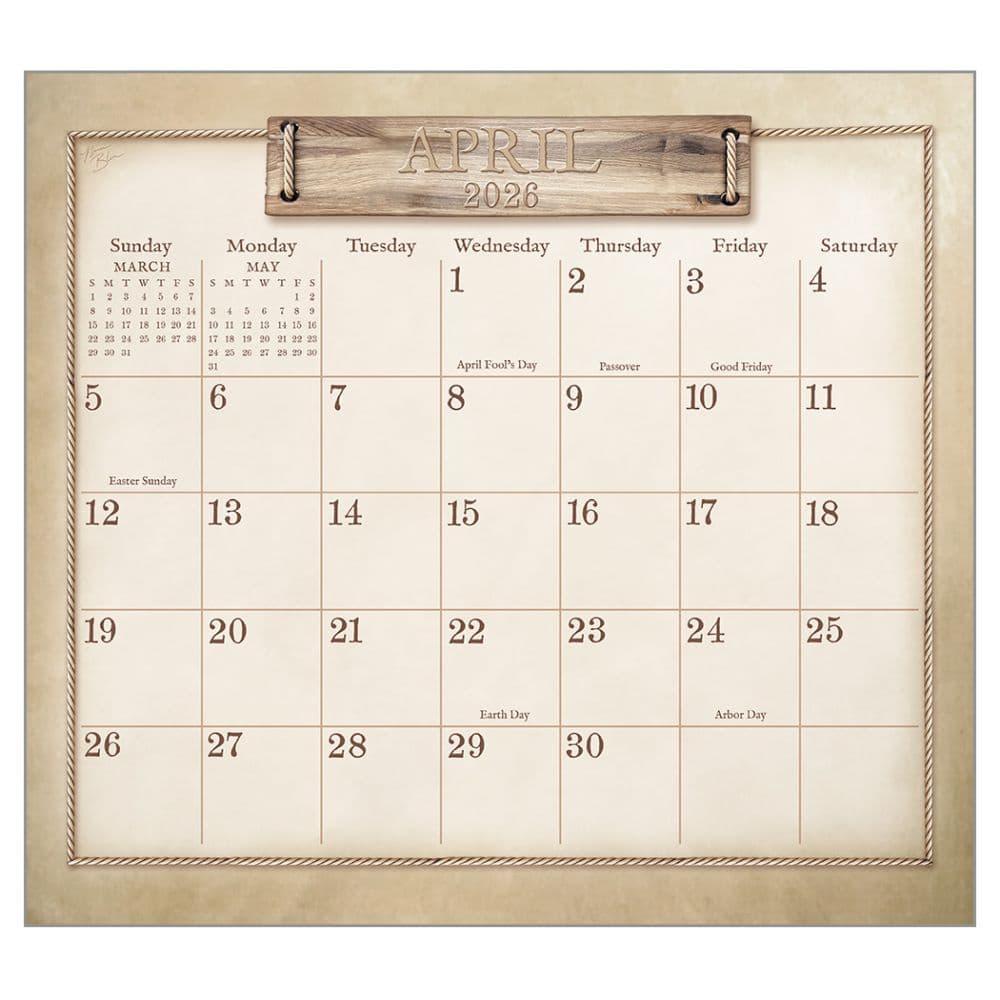 Home on the Range by Nina Blue 2026 Wall Calendar Third Alternate Image