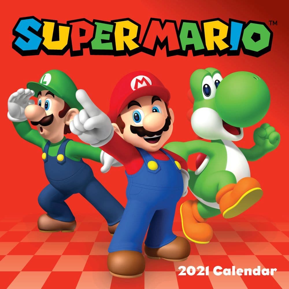 Super Mario Odyssey Wall Calendar