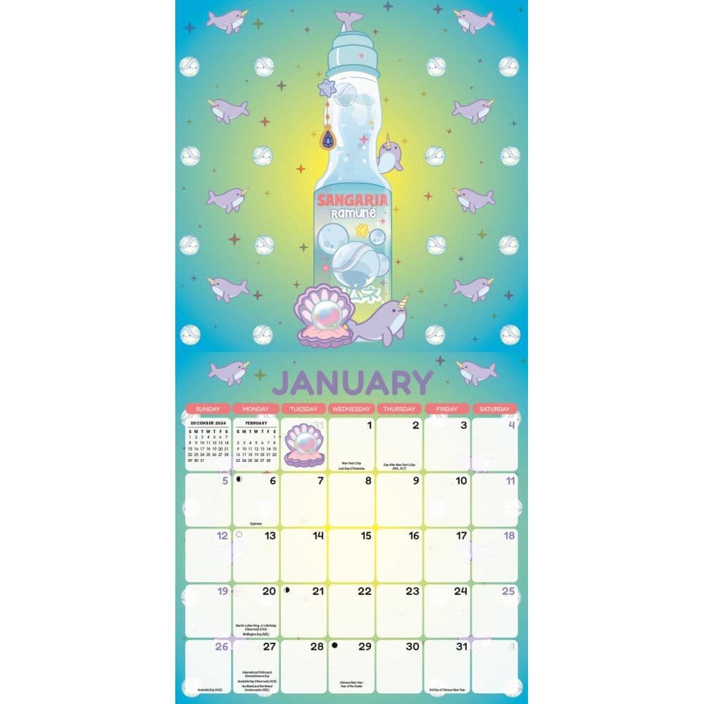 Ramune Sangaria 2025 Wall Calendar Alt2