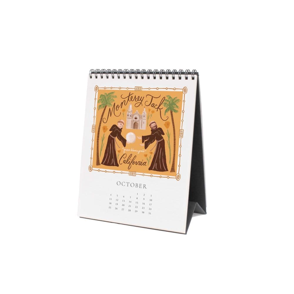Cheese 2026 Easel Desk Calendar Tenth Alternate Image