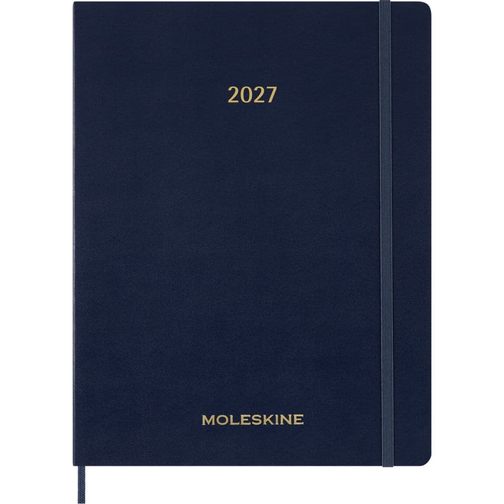 Moleskine Sapphire Blue Soft Cover 2027 Weekly Planner Tenth Alternate Image