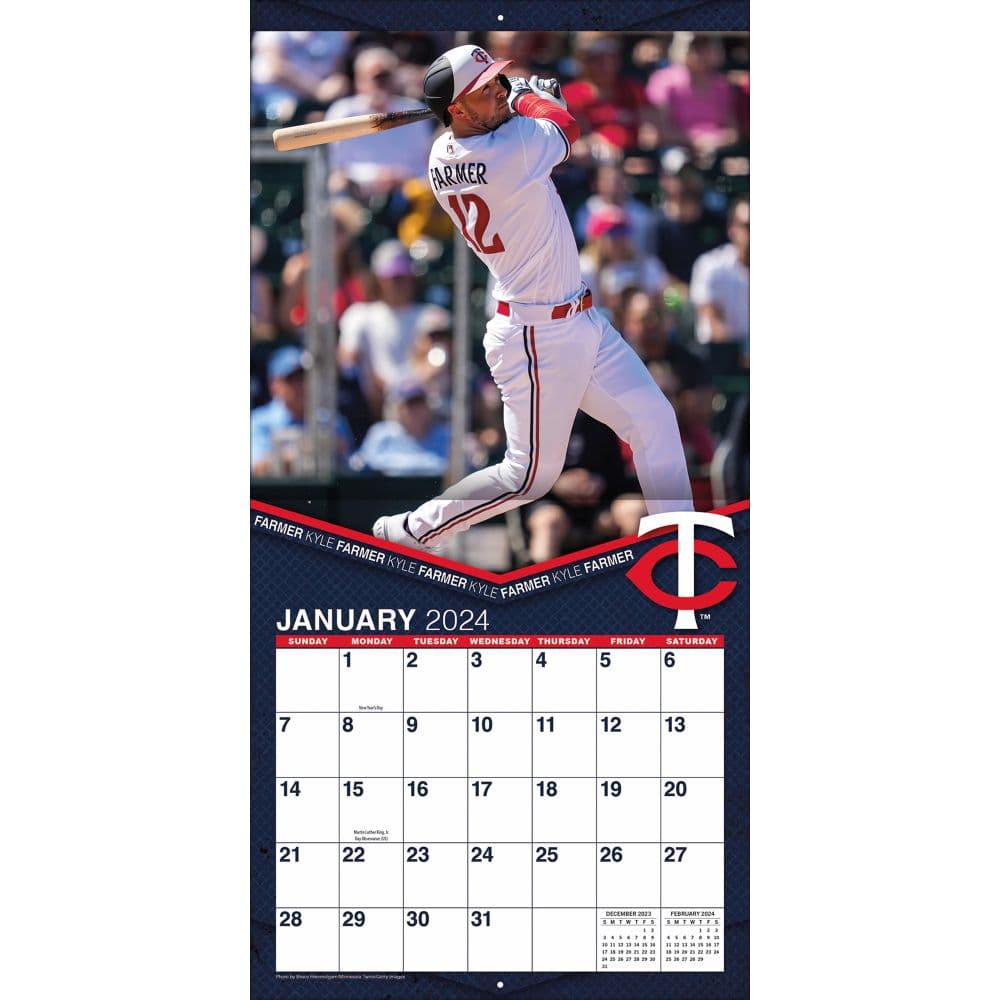 Minnesota Twins 2025 Mini Wall Calendar