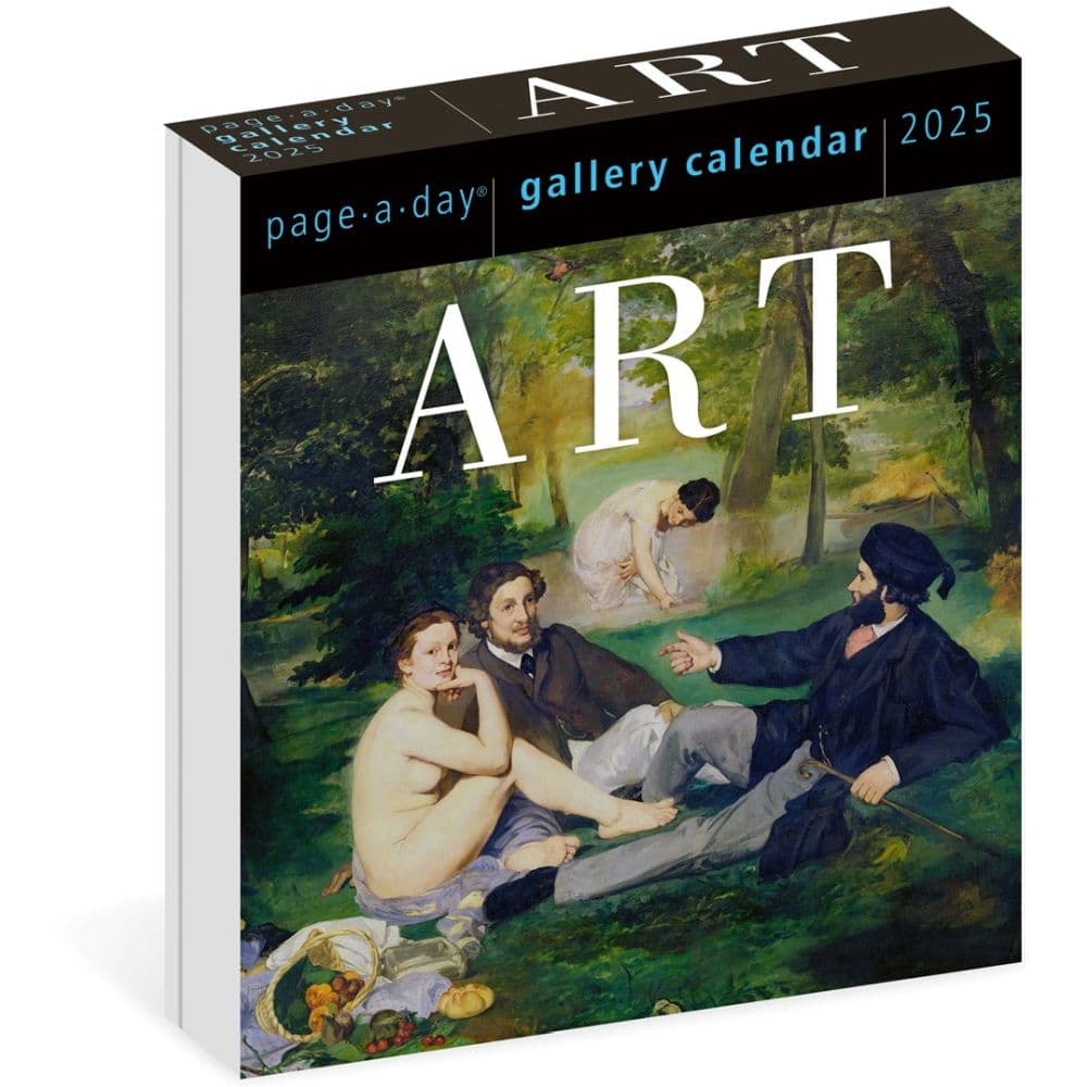 Art Gallery 2025 Desk Calendar Main Image