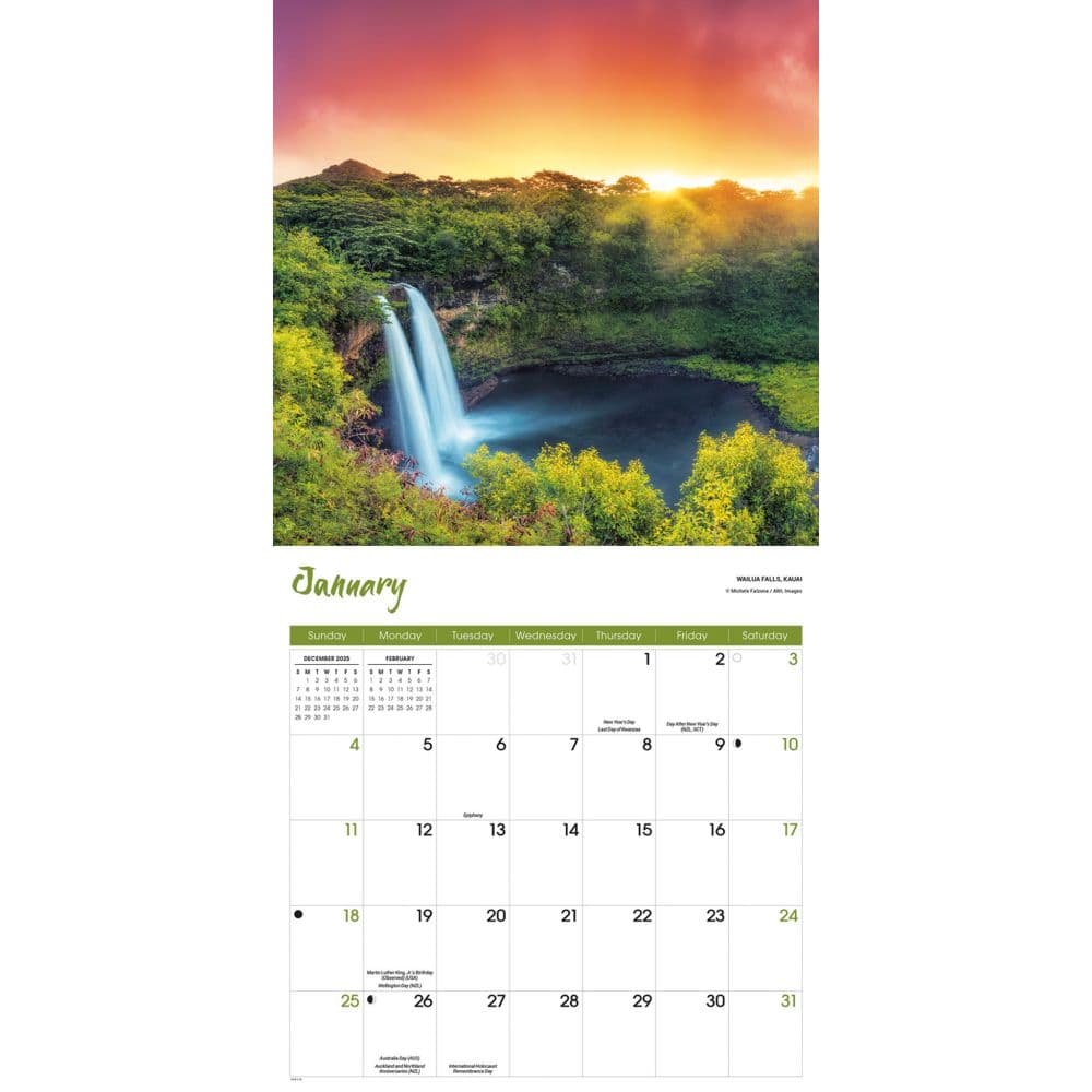 Hawaii 2026 Wall Calendar Second Alternate Image