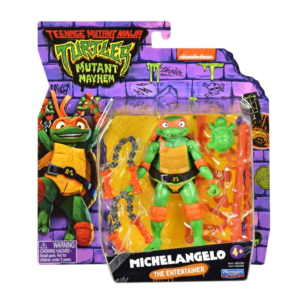 TMNT 23 Movie Michelangelo Basic Figure Main Product Image