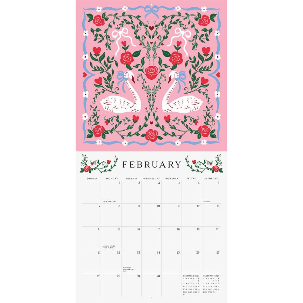 Art Grid 2026 Wall Calendar Third Alternate Image