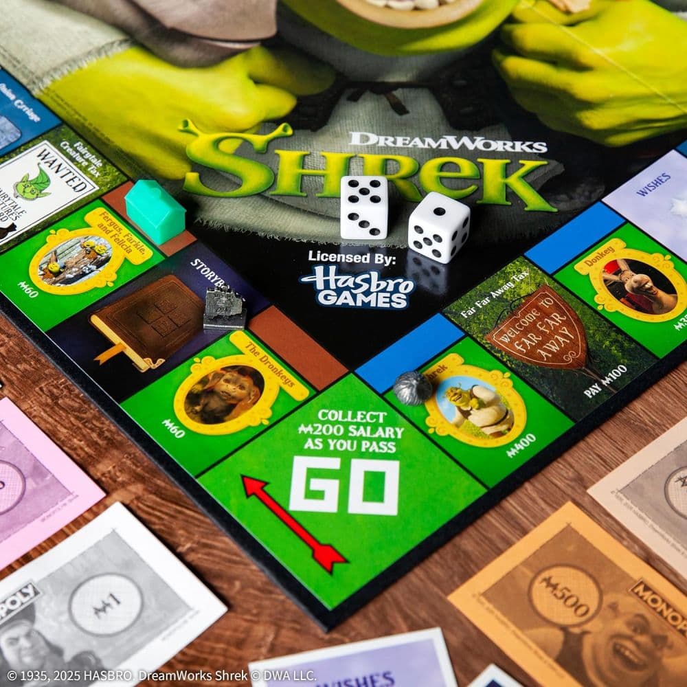 Monopoly Shrek Edition Board Game Sixth Alternate Image