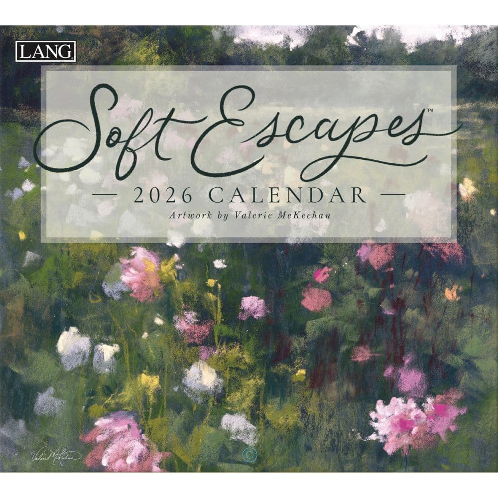Soft Escapes 2026 Wall Calendar by Valerie McKeehan Main Image