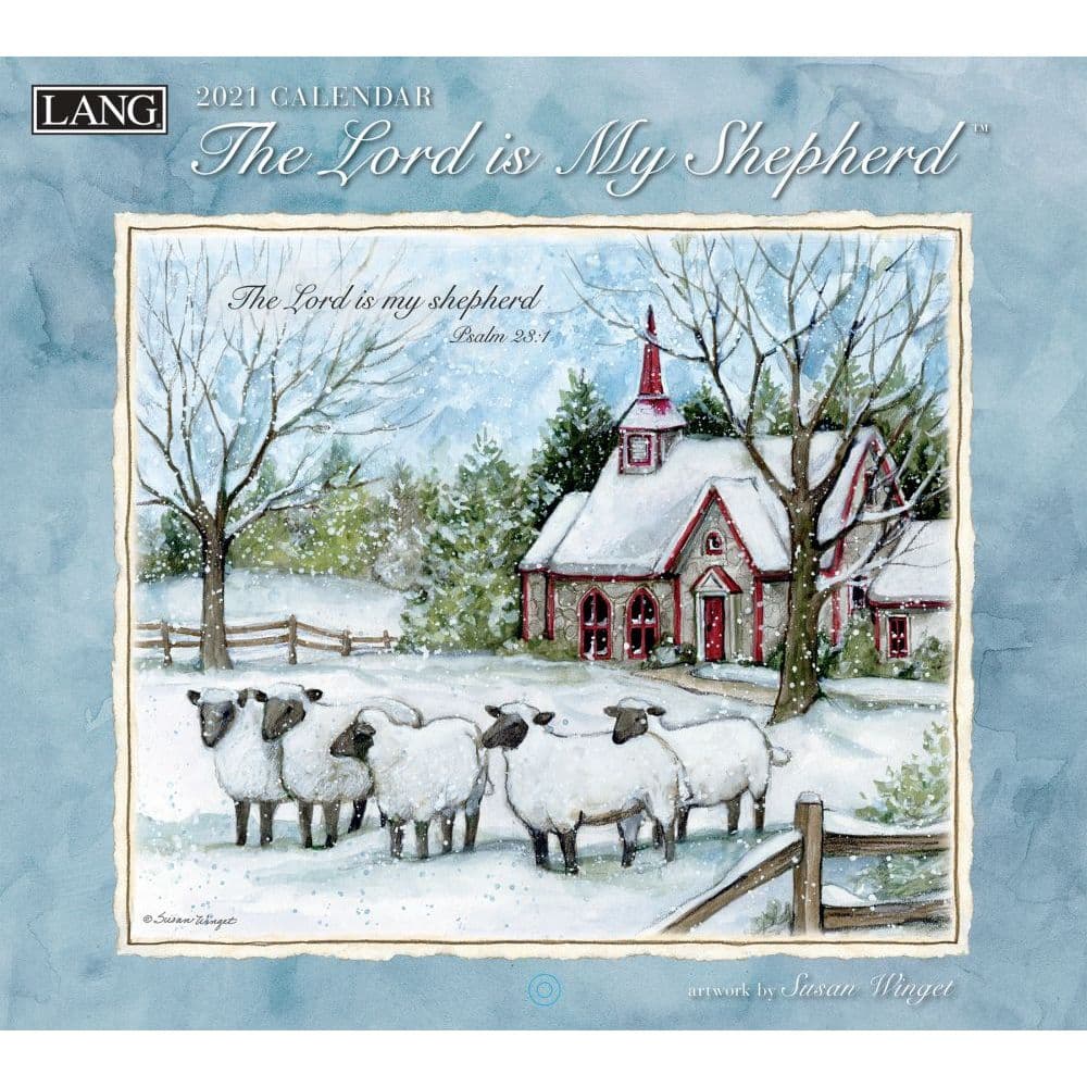 The Lord is My Shepherd Wall Calendar by Susan Winget