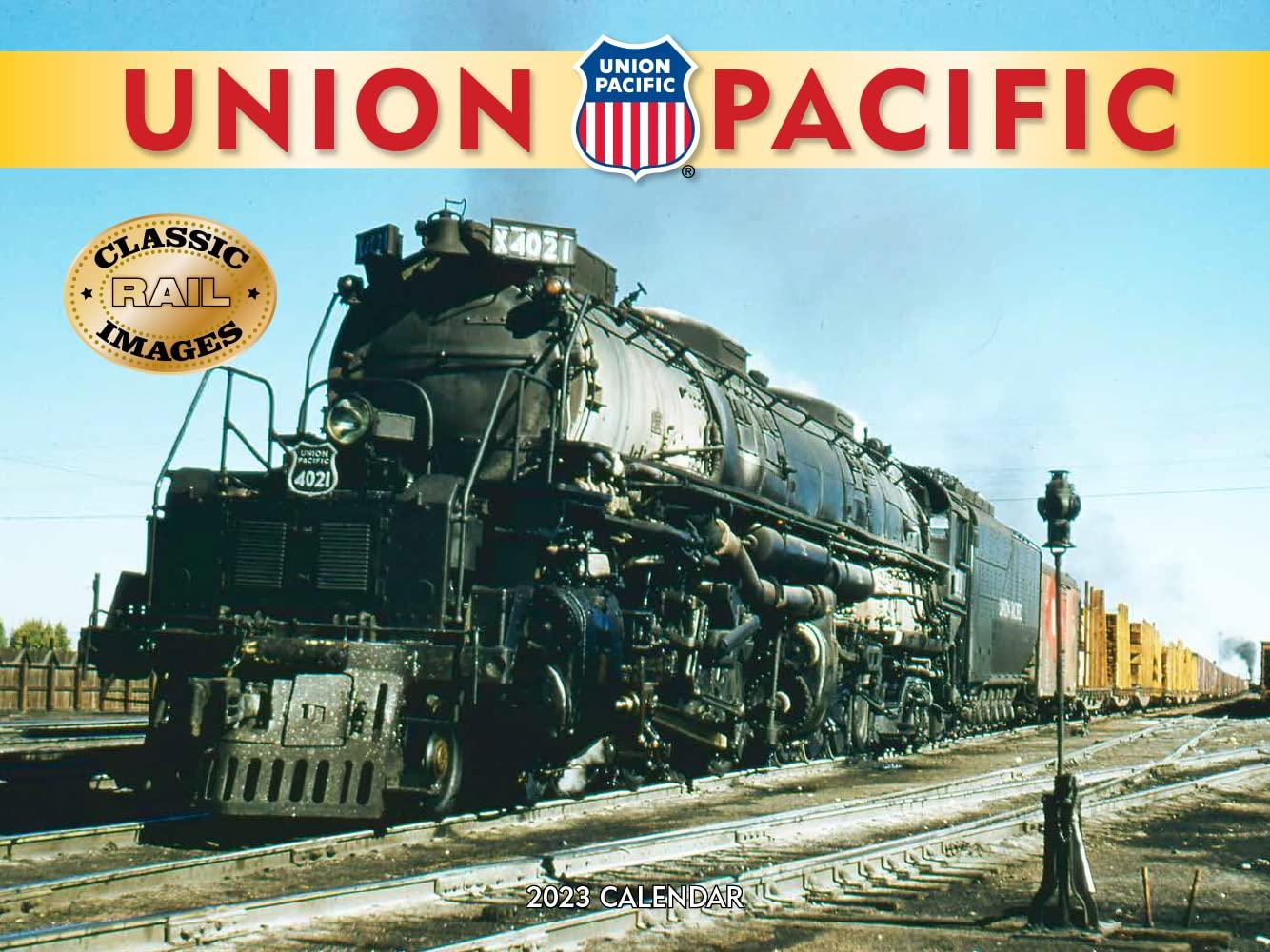 Tide-mark Trains Union Pacific Railroad 2023 Wall Calendar