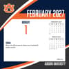 image Auburn Tigers 2027 Desk Calendar Third Alternate Image