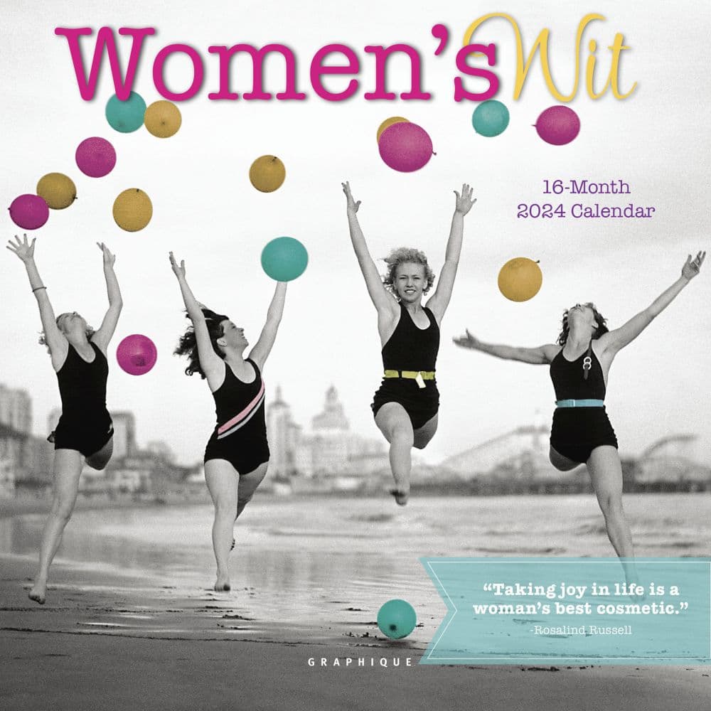 Womens Wit 2024 Mini Wall Calendar