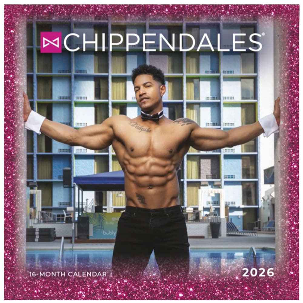 Chippendales 2026 Mini Wall Calendar Main Product Image
