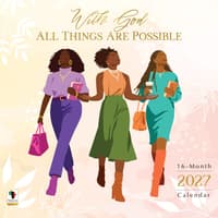 image With God All Things Are Possible 2027 Wall Calendar Main Product Image