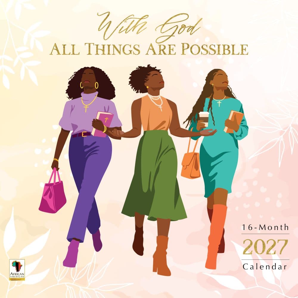 image With God All Things Are Possible 2027 Wall Calendar Main Product Image