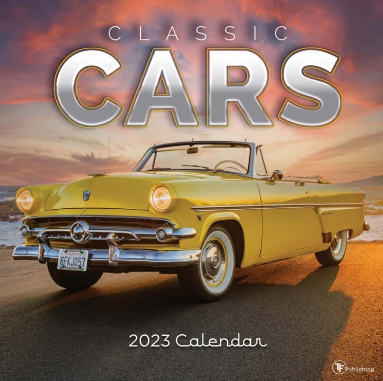 2023 Car Calendar Classic Cars 2023 Wall Calendar - Calendars.com