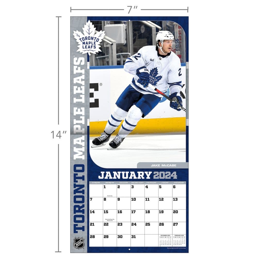 Toronto Maple Leafs 2024 Mini Wall Calendar