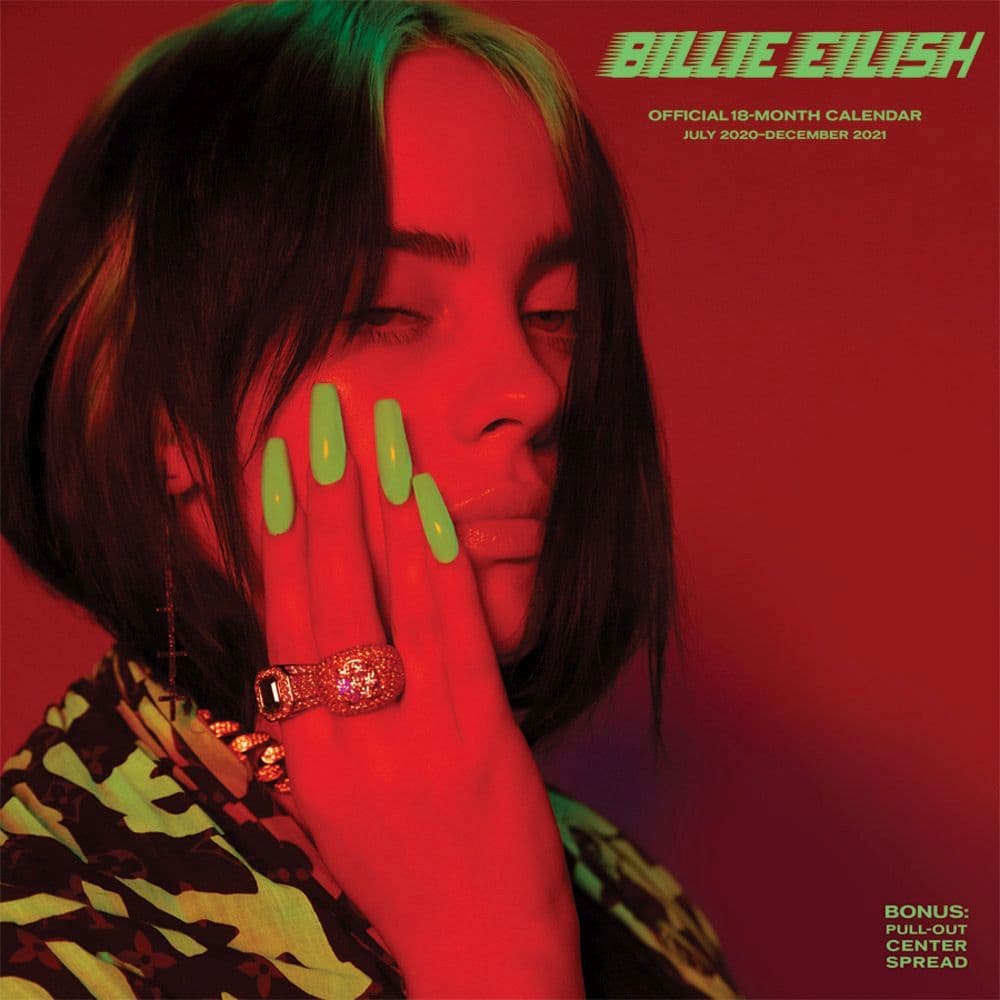 2021 Billie Eilish 18Mo Wall Calendar