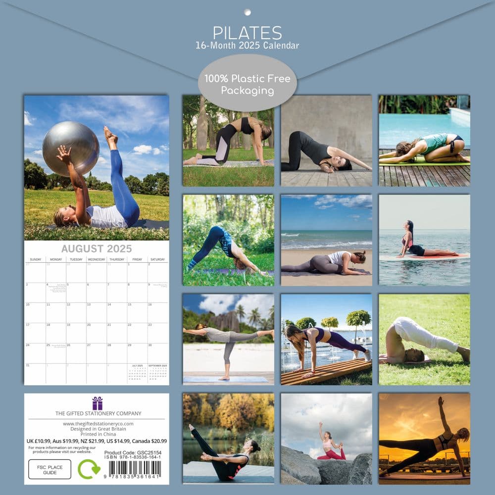 Pilates 2025 Wall Calendar First Alternate Image