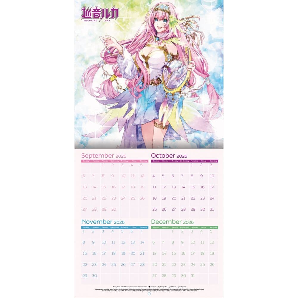 Hatsune Miku 2027 Mini Wall Calendar Second Alternate Image