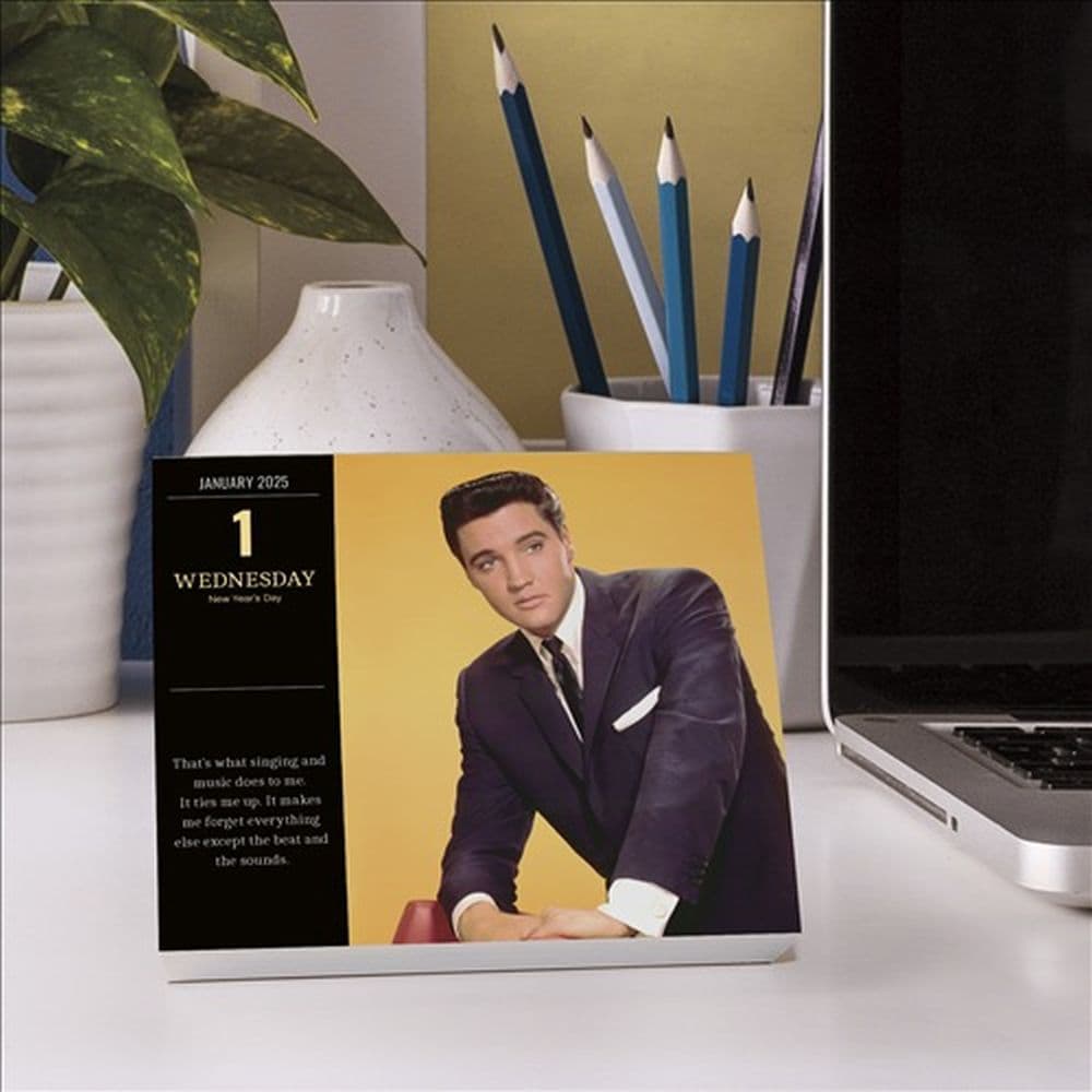 Elvis 2025 Desk Calendar Eighth Alternate Image