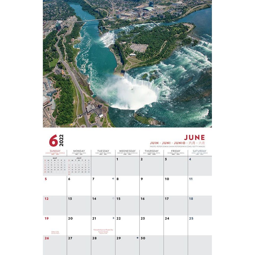 Niagara Falls Calendar 2022 Niagara Falls 2022 Wall Calendar - Calendars.com