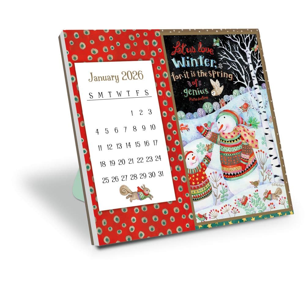Simple Inspirations Postcard 2026 Desk Calendar by Debi Hron Main Product Image