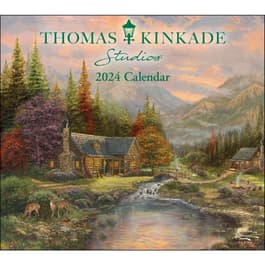 Thomas Kinkade Painter of Light 2024 Wall Calendar