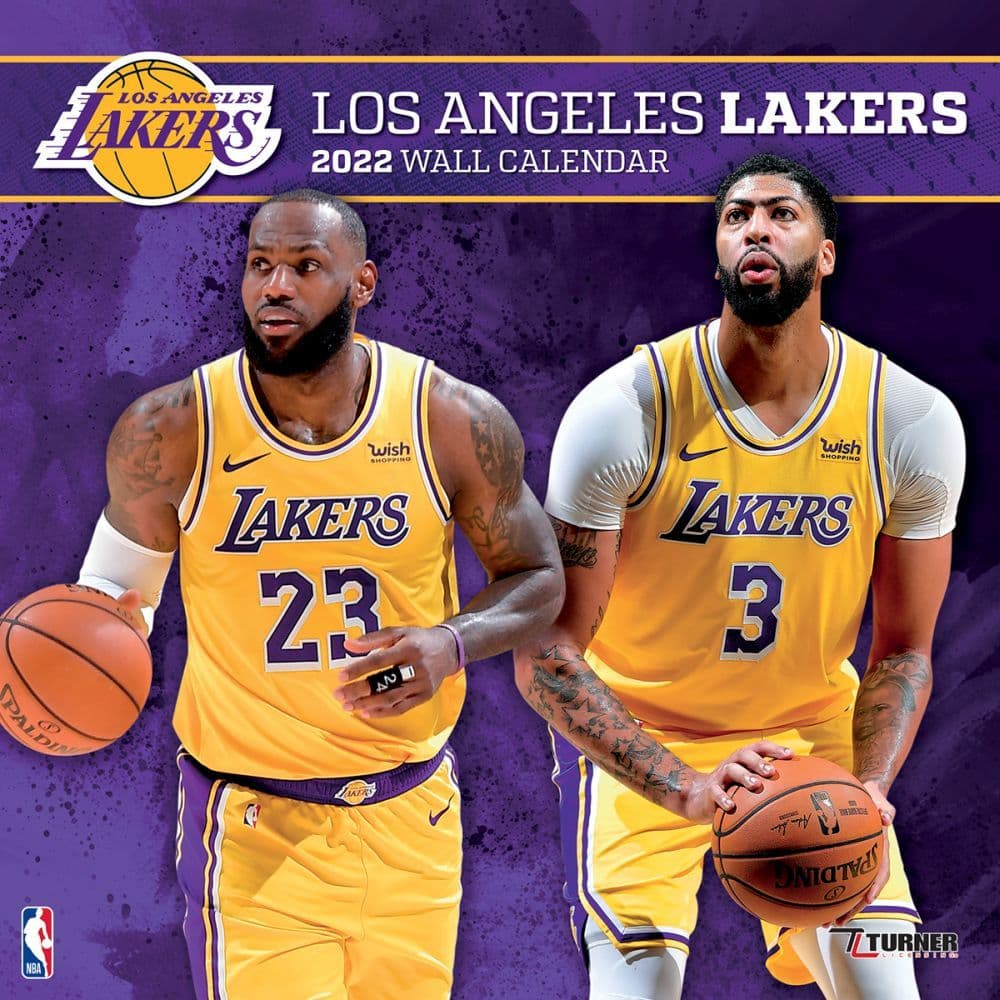 Los Angeles Lakers 2022 calendars