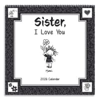 image Sister I Love You 2026 Wall Calendar Main Product Image