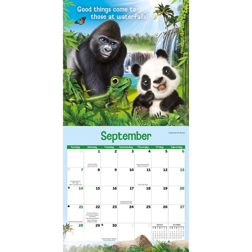 Animal Antics 2025 Mini Wall Calendar Third Alternate Image width=&quot;1000&quot; height=&quot;1000&quot;