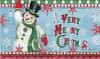 image Merry Snowman Doormat by Kimberly Poloson Main Image