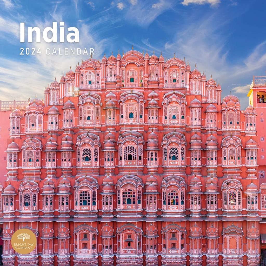 India 2024 Wall Calendar Main Product Image width=&quot;1000&quot; height=&quot;1000&quot;