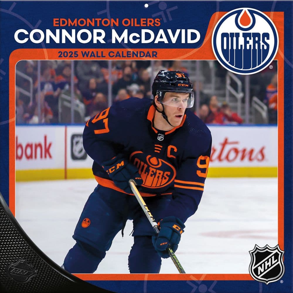 NHL Connor McDavid 2025 Wall Calendar Main Product Image width=&quot;1000&quot; height=&quot;1000&quot;