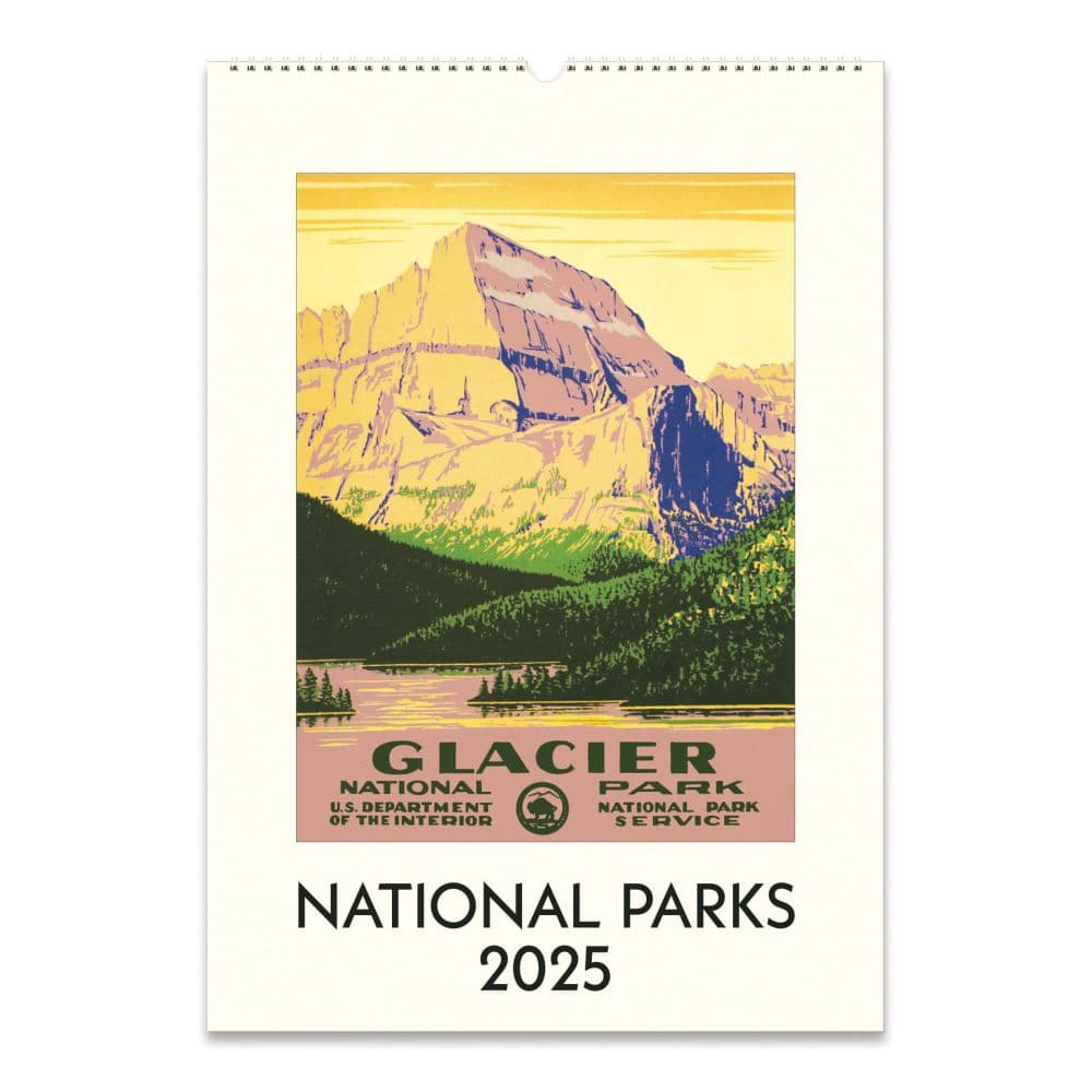 National Parks Poster 2025 Wall Calendar