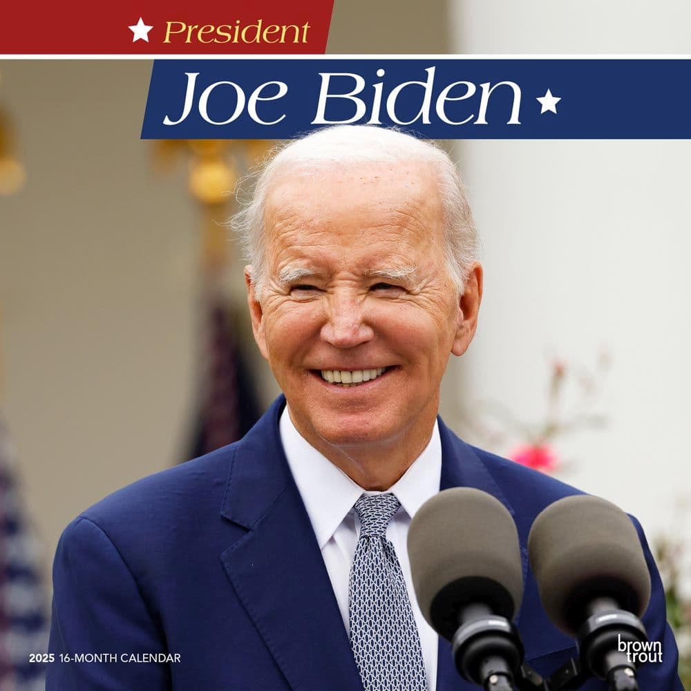 image Joe Biden 2025 Wall Calendar Main Image