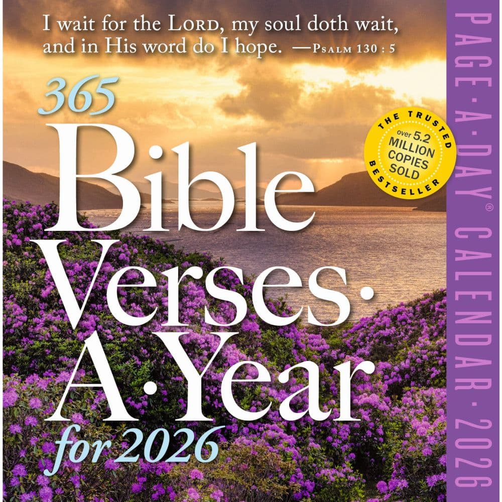 Bible Verses 2026 Desk Calendar Fifth Alternate Image