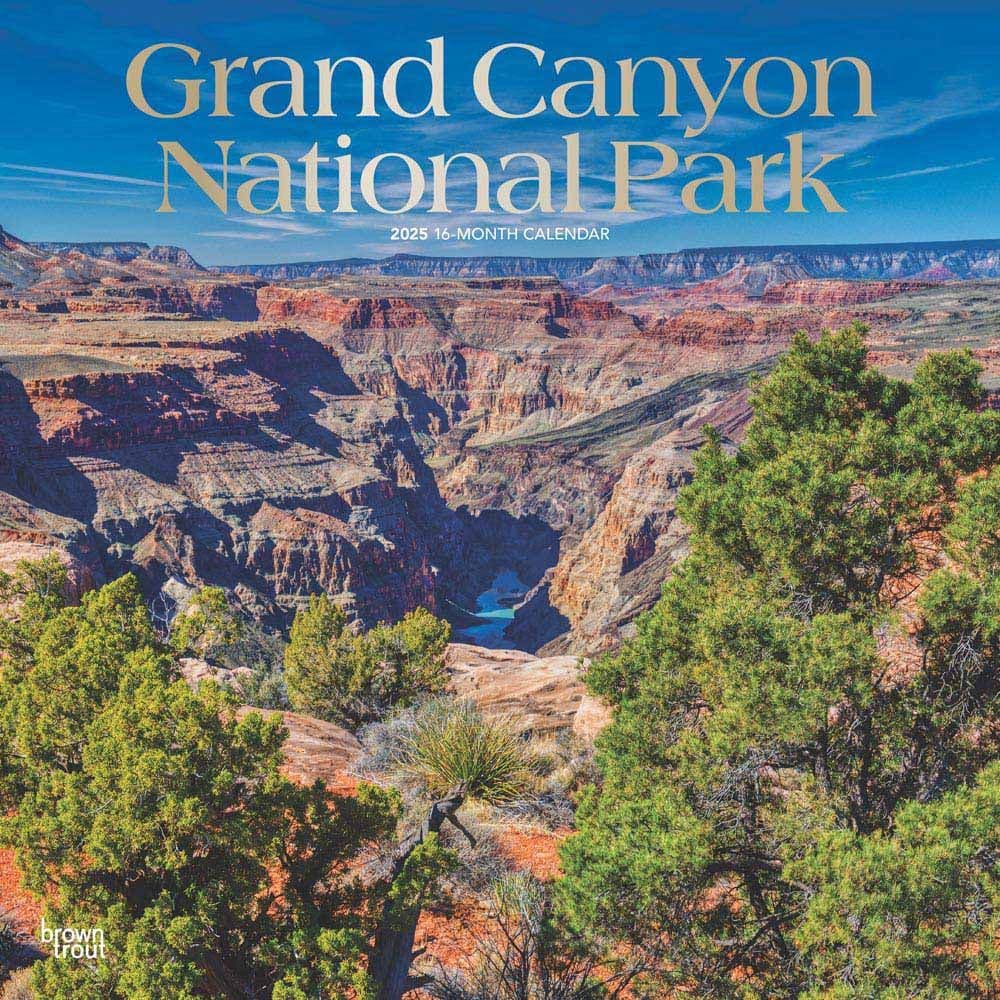 Grand Canyon National Park 2025 Wall Calendar Main Product Image width=&quot;1000&quot; height=&quot;1000&quot;