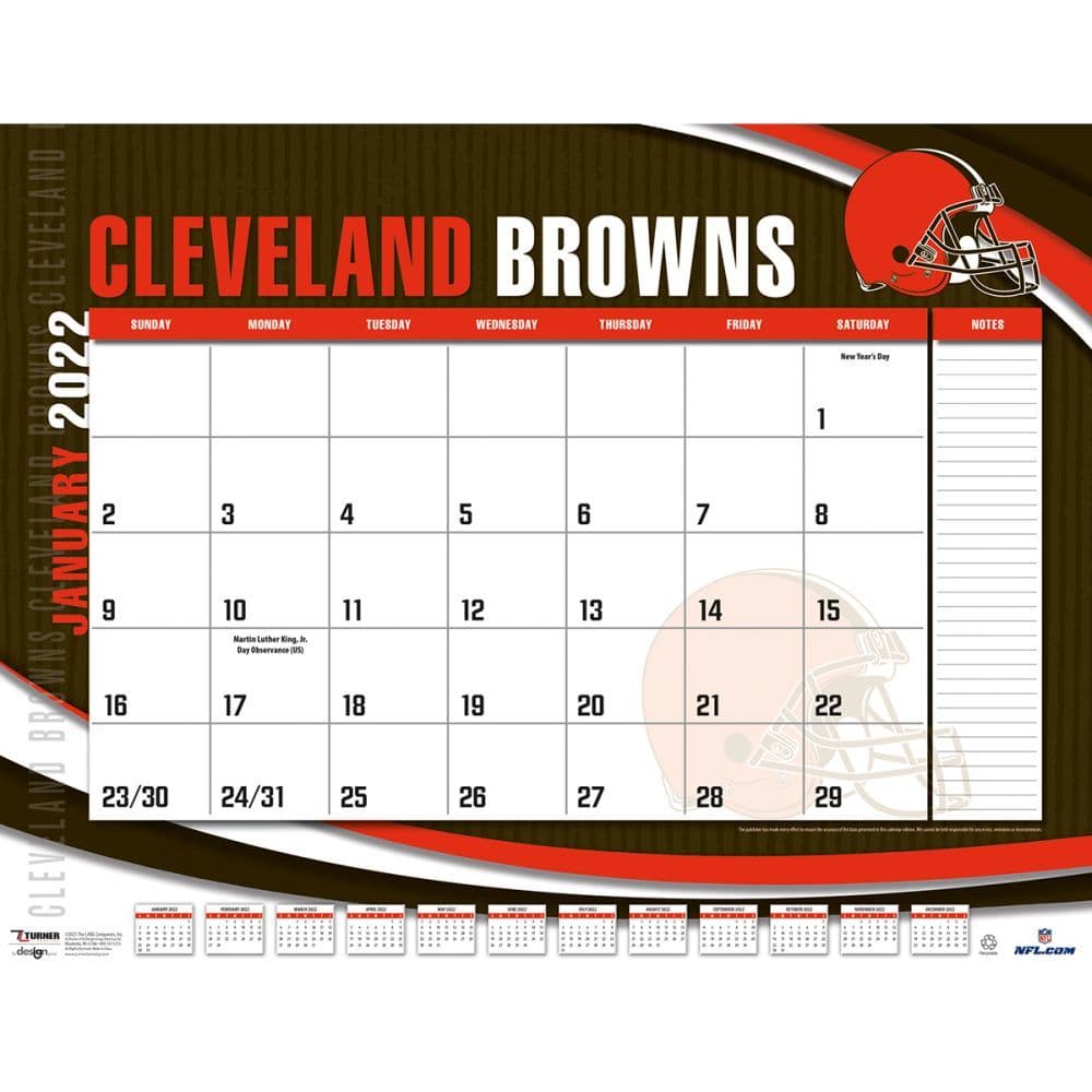 Cleveland Browns 2022 Calendars