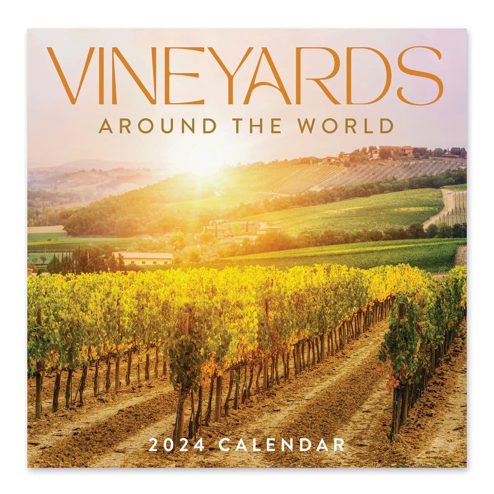 Vineyards Around The World 2024 Wall Calendar Main Image