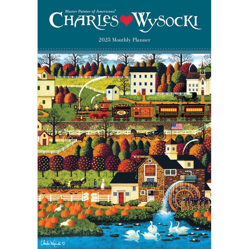 Charles Wysocki Americana 2025 Monthly Planner