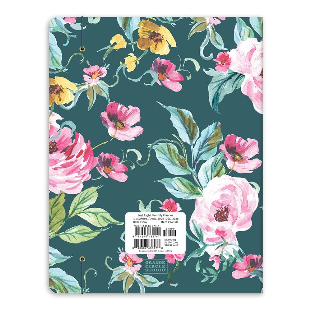 Bella Flora Monthly 2026 Planner First Alternate Image